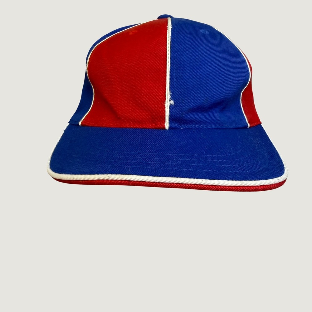 Big Boy Headgear Dual Fit Baseball Cap Red Blue Color Block Hat M-L-XL